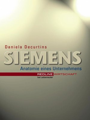 cover image of Siemens--Anatomie eines Unternehmens
